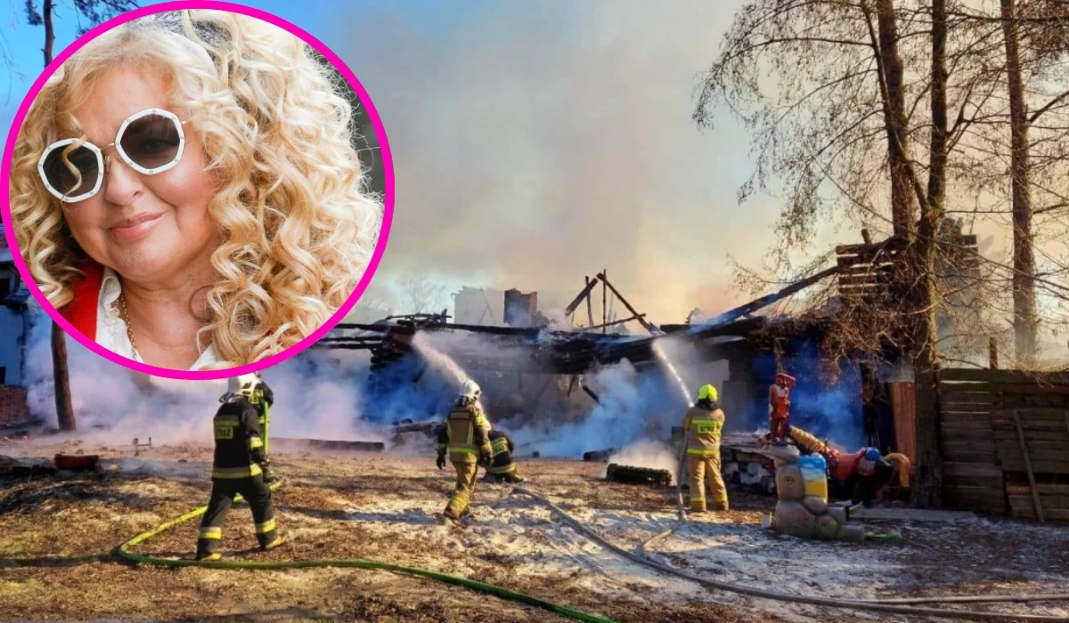 Pożar Łebskiej Chaty, fot. https://www.facebook.com/LebaMiasto/ Pożar Łebskiej Chaty, fot. https://www.facebook.com/LebaMiasto/