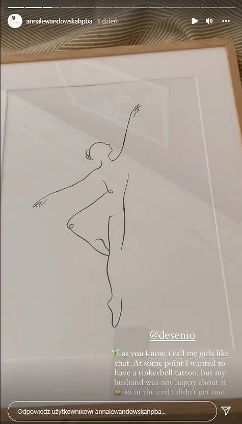 Anna pokazała projekt na swoim InstaStories