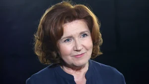 Ewa Ziętek na próbie spektaklu "Nieostrość widzenia"