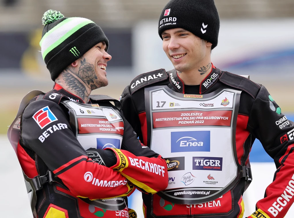 Tai Woffinden i Gleb Czugunow Tai Woffinden i Gleb Czugunow