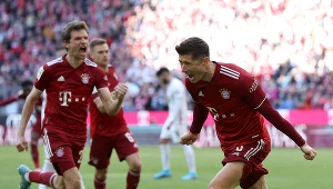 Robert Lewandowski strzelił, który pozwolił Thomasowi Müllerowi dobrnąć do granicy 300 wygranych w Bundeslidze