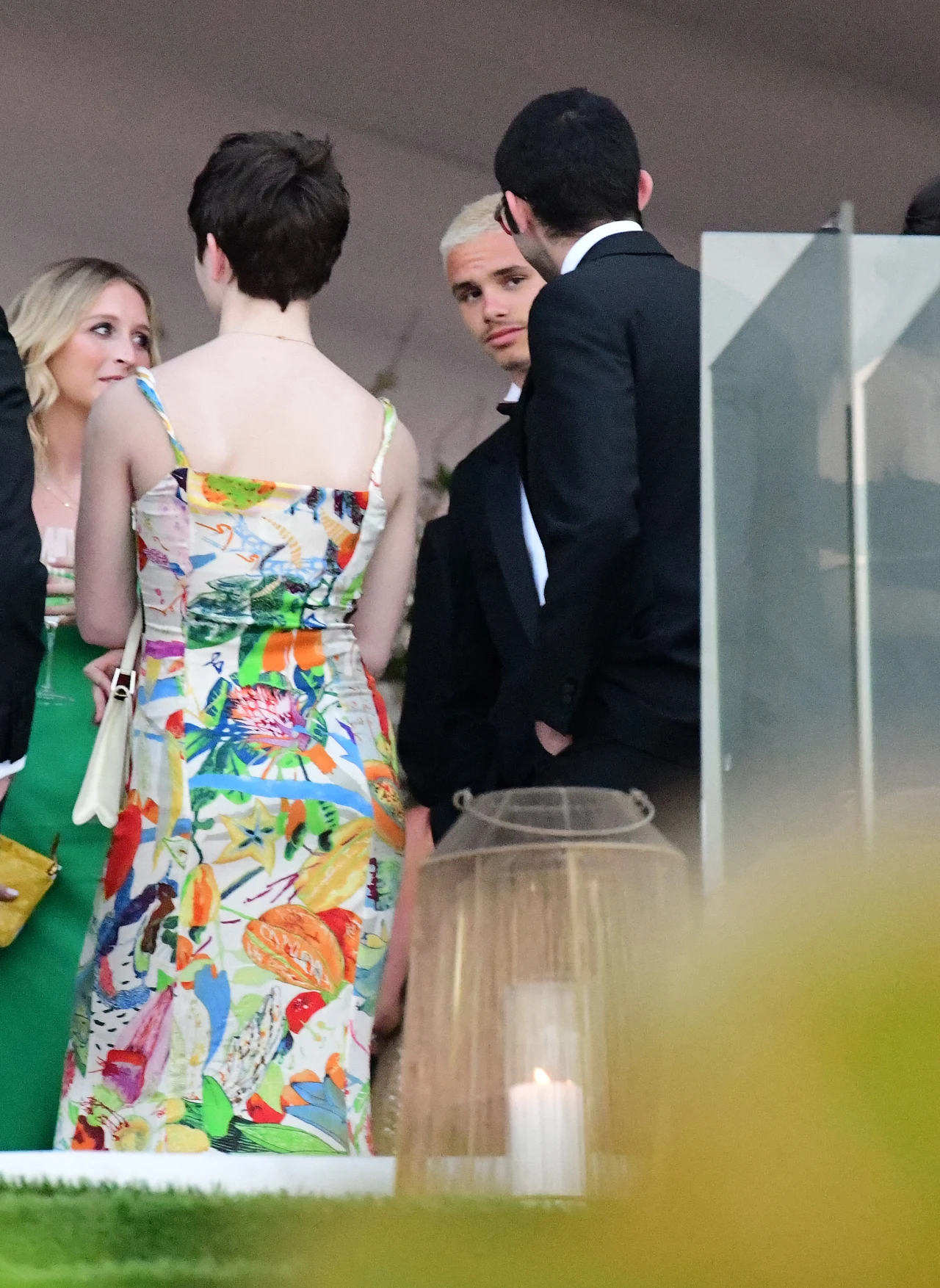 Romeo Beckham z gośćmi Romeo Beckham z gośćmi