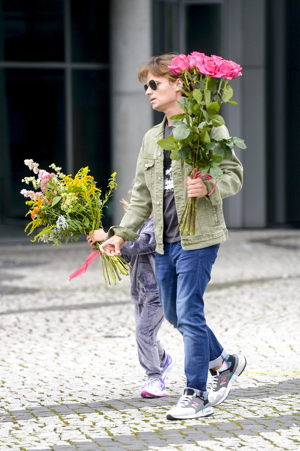 Marcin Hakiel z córką Marcin Hakiel z córką