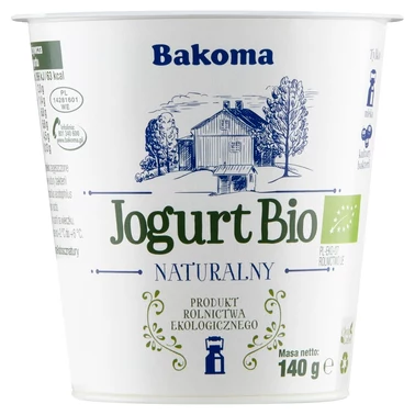 Bakoma Jogurt Bio naturalny 140 g - 1