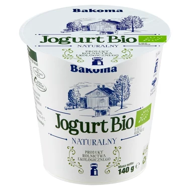 Bakoma Jogurt Bio naturalny 140 g - 0