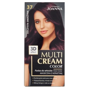 Joanna Multi Cream Color Farba do włosów soczysta oberżyna 37 - 1