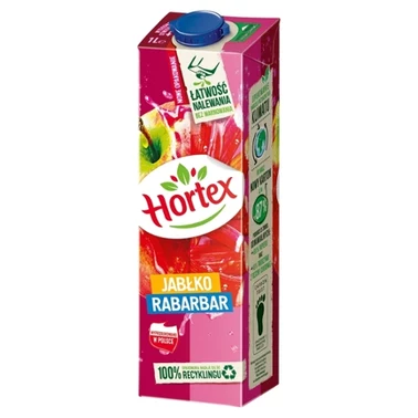 Hortex Napój jabłko rabarbar 1 l - 1