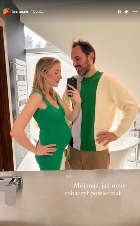 Lara Gessler na Instagramie chwali się ciążowymi krągłościami @lara_gessler/