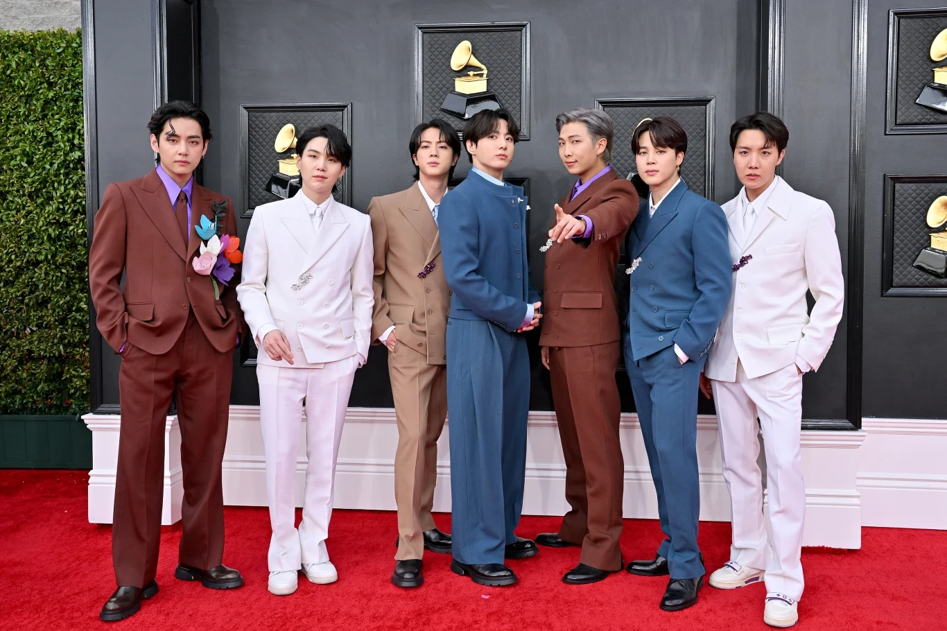 BTS na gali Grammy w 2022 roku BTS na gali Grammy w 2022 roku