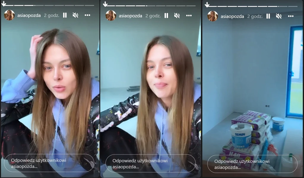 Opozda pochwaliła się nowym mieszkaniem Opozda pochwaliła się nowym mieszkaniem