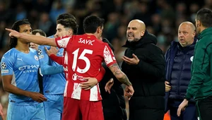 Podczas pierwszego starcia MC z Atletico Madryt iskrzyło również przy linii bocznej 