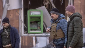 Władimir Kliczko (z prawej), obok jego brat Witalij - mer Kijowa