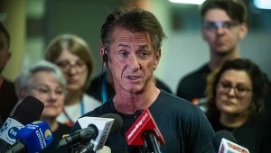 Sean Penn w Rzeszowie (25.03.2022) 