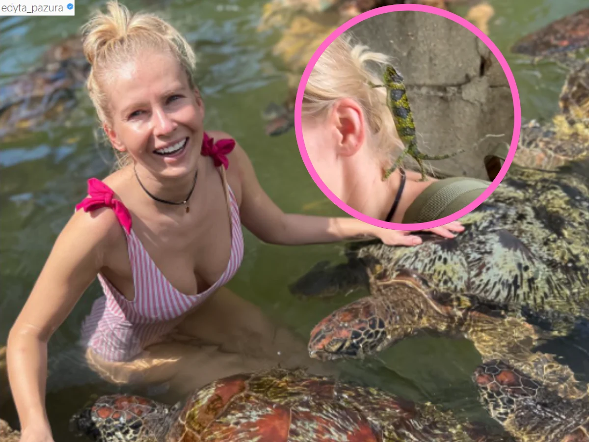 Edyta Pazura relacjonuje wakacje w sieci @edyta_pazura/ Edyta Pazura relacjonuje wakacje w sieci @edyta_pazura/