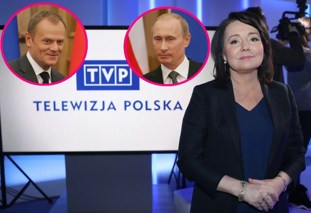 Danuta Holecka, Władimir Putin i Donald Tusk: (fot. PIOTR KOWALCZYK/East News)