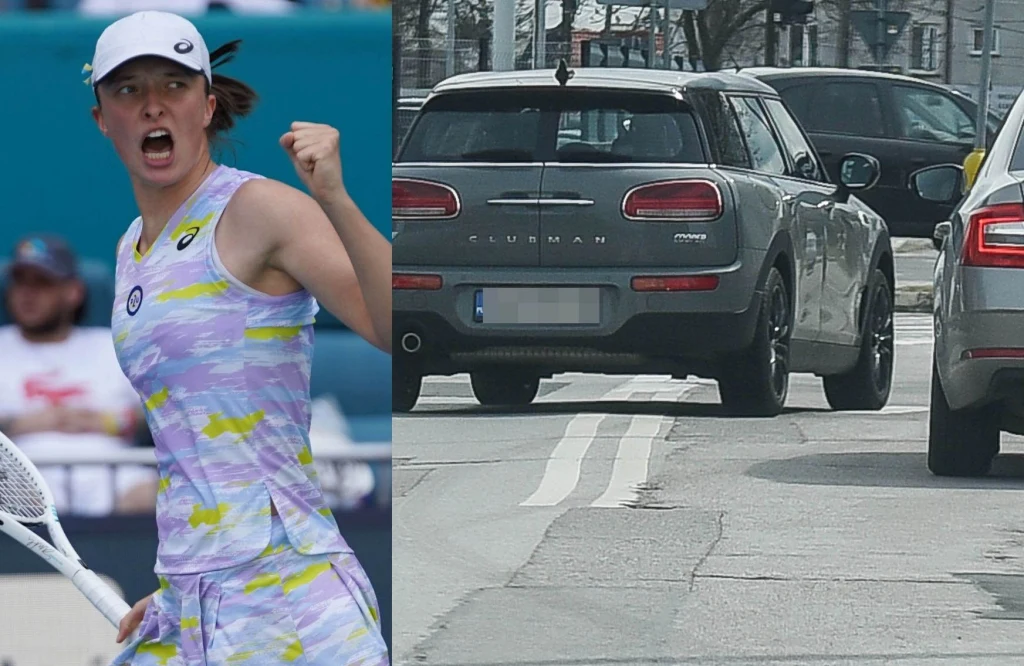 Iga Świątek wyprzedza na podwójnej ciągłej