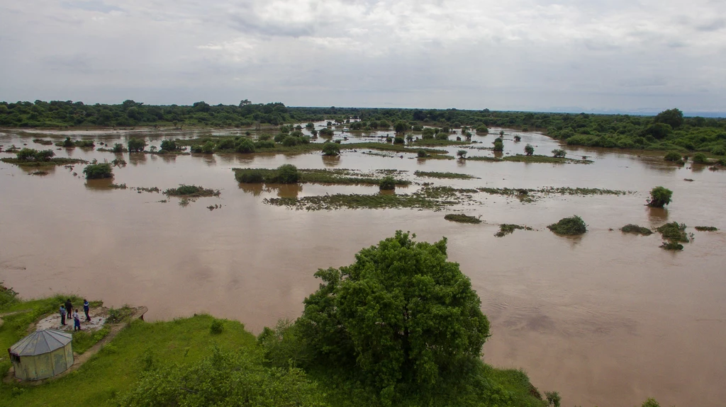 Powódź wywołana tropikalnym sztormem w Zimbabwe.