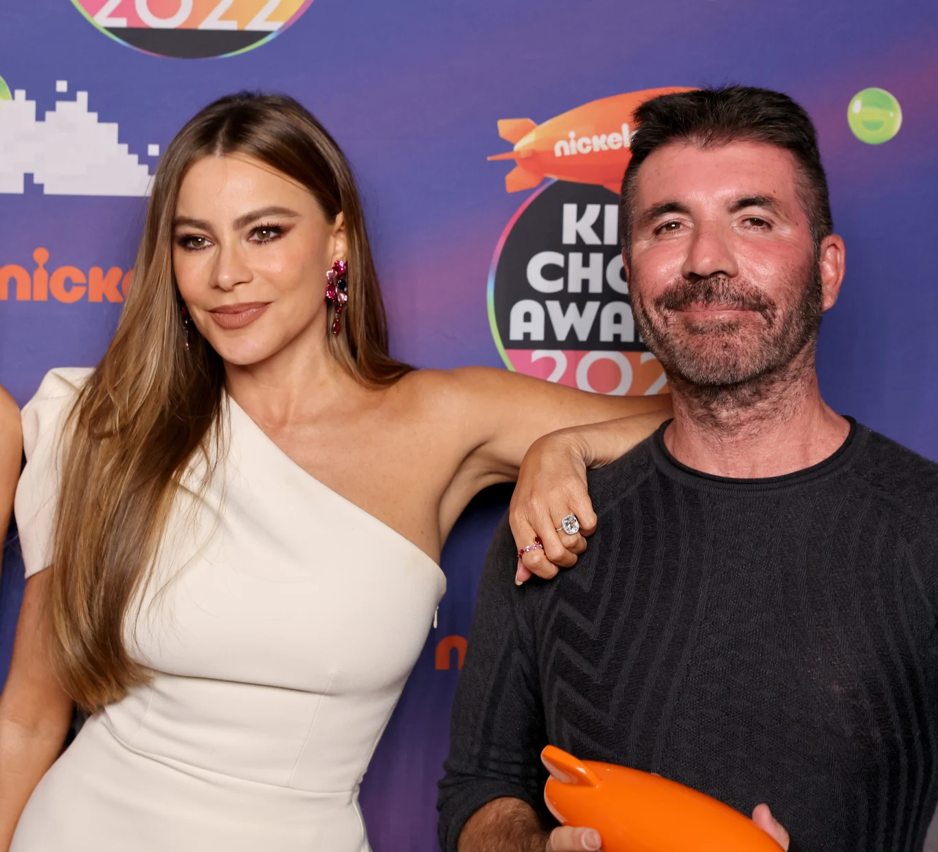Simon Cowell z Sofią Vergarą w 2022 roku