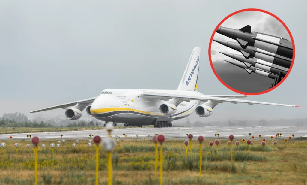 Antonow An-124 najprawdopodobniej przewoził pomoc wojskową