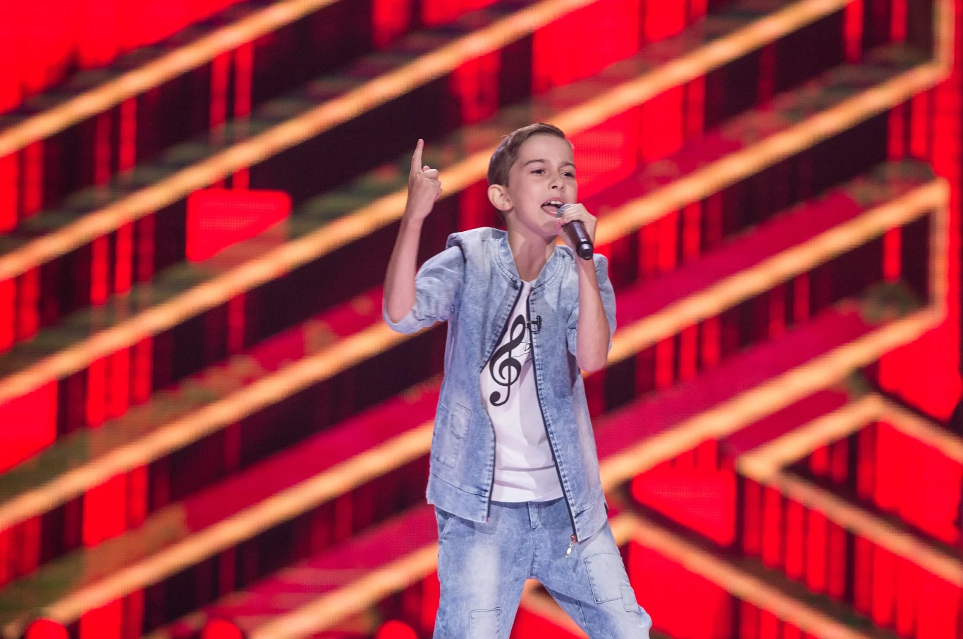 Szymon Tokarski w "The Voice Kids" Szymon Tokarski w "The Voice Kids"