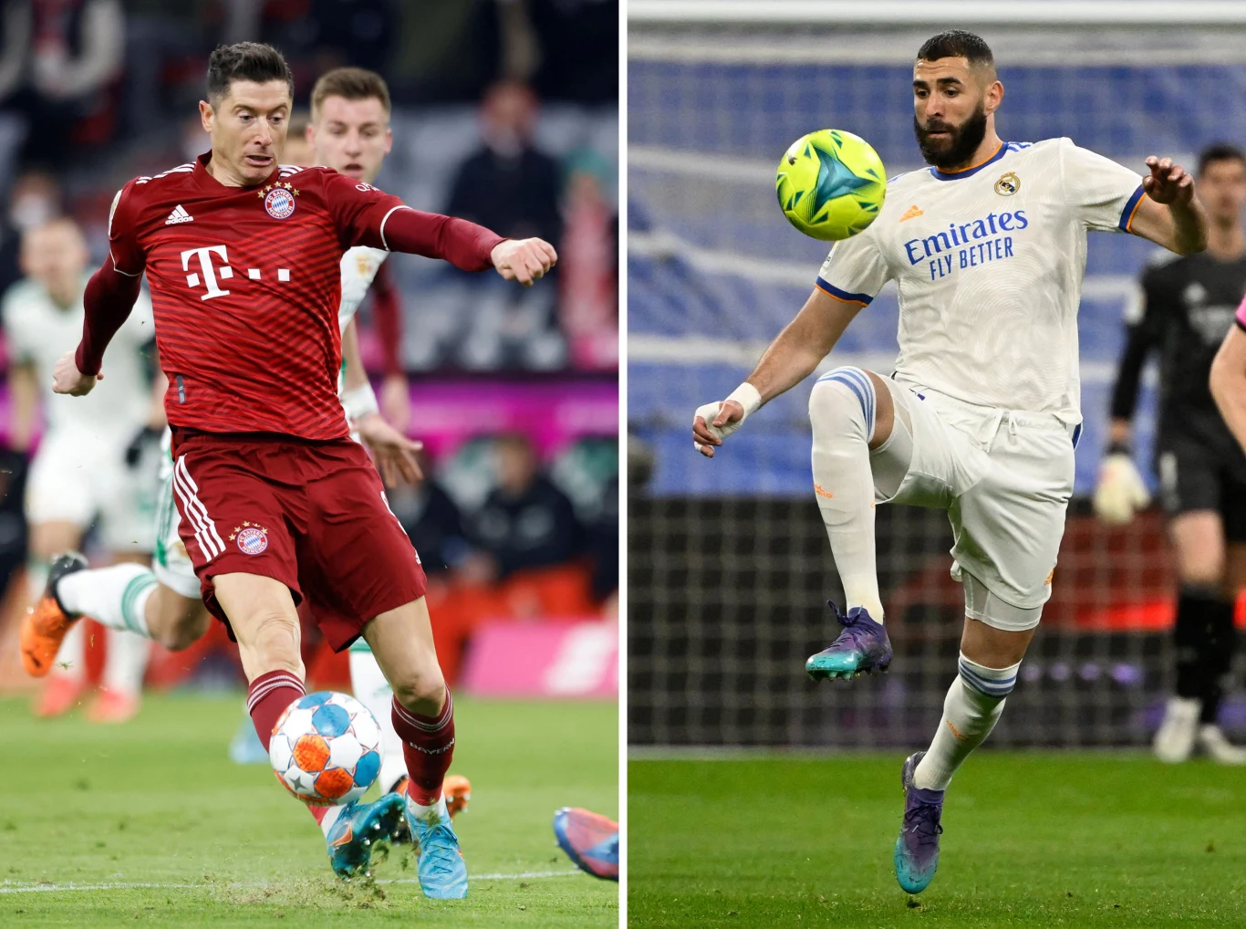 Robert Lewandowski i Karim Benzema