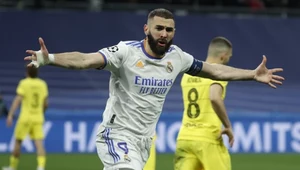Karim Benzema tuż po strzeleniu gola na wagę awansu do półfinału Champions League!