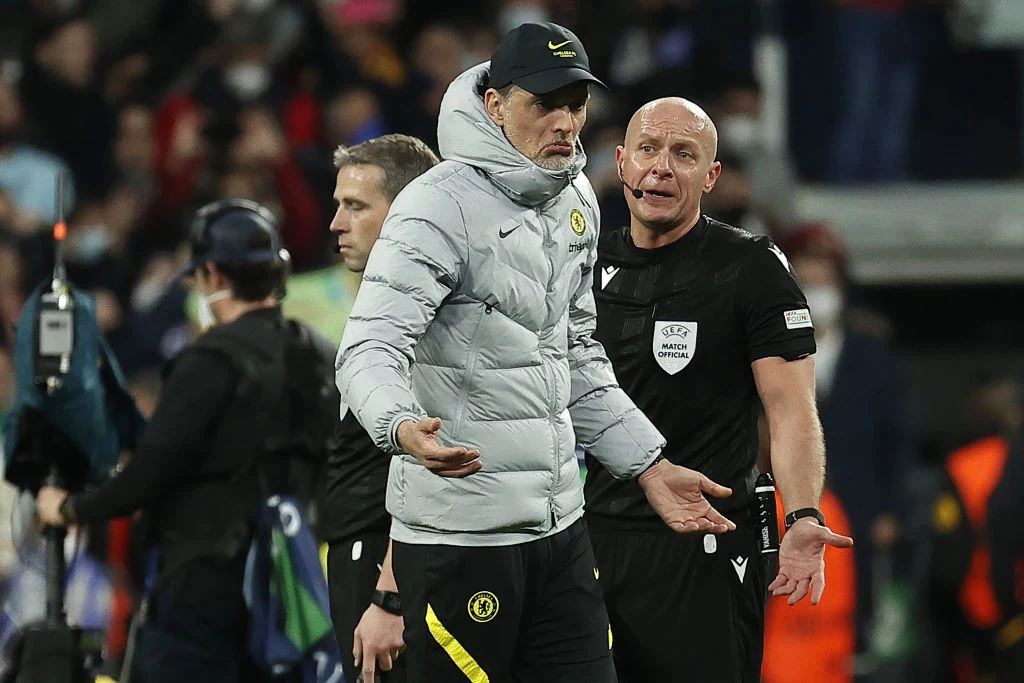 Thomas Tuchel i Szymon Marciniak Thomas Tuchel i Szymon Marciniak