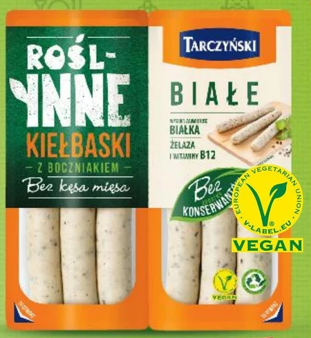 Tarczyński Naturalnie Kiełbaski białe z kurczaka 180 g (2 x 90 g)