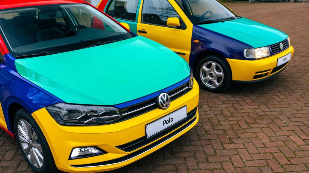 Jakie kolory aut są najpopularniejsze? Na zdjęciu Volkswagen Polo Harlequin