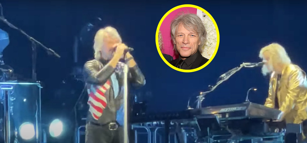 Jon Bon Jovi podczas trasy w 2022 roku