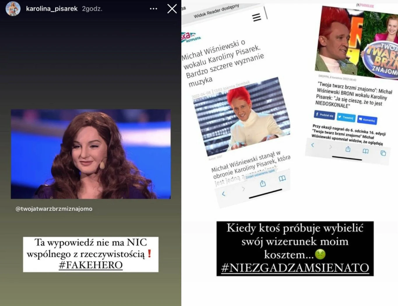 Karolina Pisarek skrytykowała Michała Wiśniewskiego w mediach społecznościowych