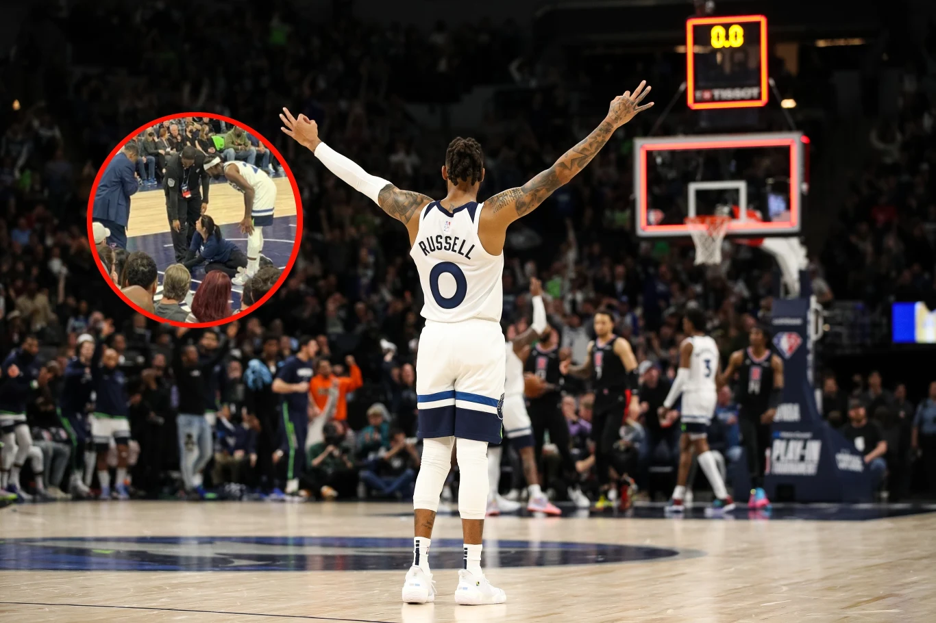 NBA. Mecz Timberwolves - Clippers przerwany przez aktywistkę NBA. Mecz Timberwolves - Clippers przerwany przez aktywistkę