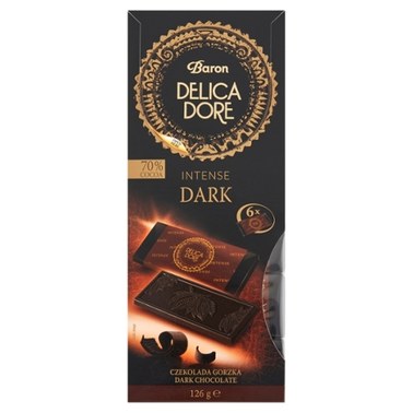 Baron Delicadore Intense Dark Czekolada gorzka 126 g (6 x 21 g) - 0
