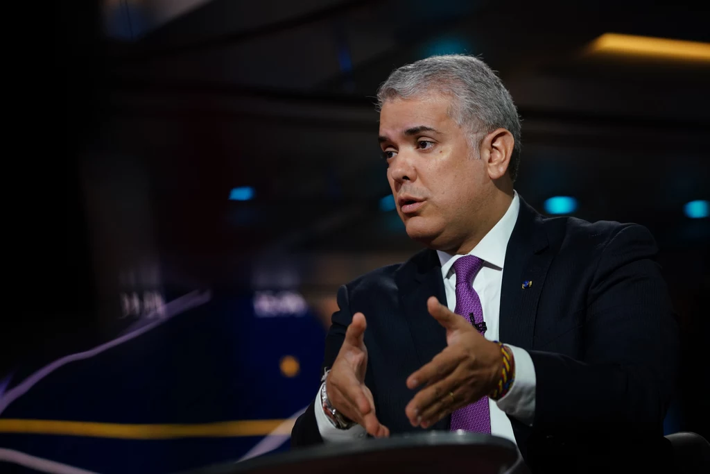Prezydent Kolumbii Ivan Duque ocenił, że agresja Rosji na Ukrainę to ludobójstwo. Zapowiedział także, że Kolumbia jest gotowa eksportować do Europy paliwa kopalne i energię z OZE Prezydent Kolumbii Ivan Duque ocenił, że agresja Rosji na Ukrainę to ludobójstwo. Zapowiedział także, że Kolumbia jest gotowa eksportować do Europy paliwa kopalne i energię z OZE