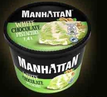 Manhattan Lody z białą czekoladą i lody pistacjowe 1400 ml