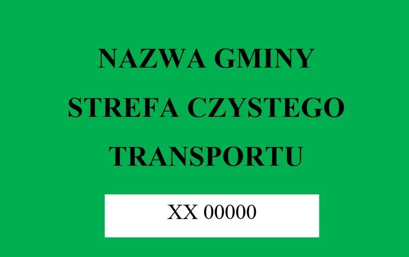 Pierwotny wzór nalepki autorstwa Ministerstwa Klimatu i Środowiska Pierwotny wzór nalepki autorstwa Ministerstwa Klimatu i Środowiska