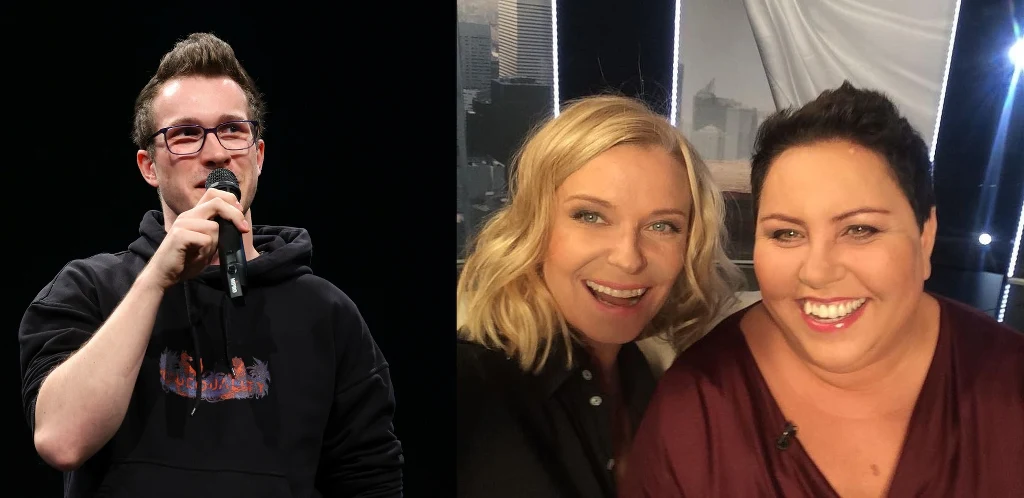 Mateusz Szelest oraz Paulina Młynarska i Dorota Wellman