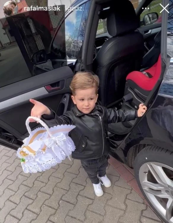 Rafał Maślak, syn