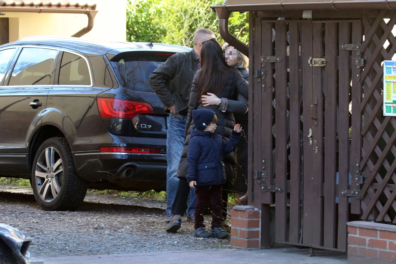 Marta Kaczyńska mocno uściskała krewnych Marta Kaczyńska mocno uściskała krewnych