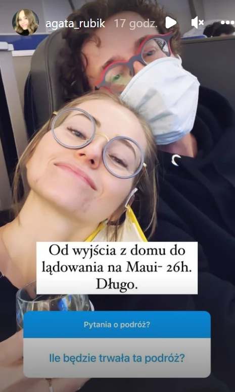 Agata i Piotr Rubik na wakacjach w Honolulu