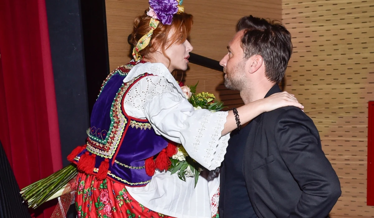 Agata Załęcka z mężem Agata Załęcka z mężem