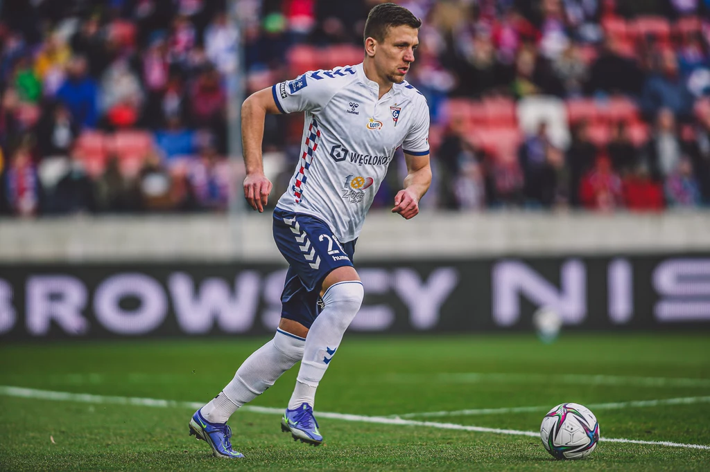 Rafał Janicki w barwach Górnika Zabrze Rafał Janicki w barwach Górnika Zabrze