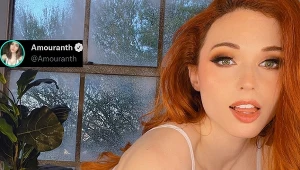 Amouranth - fragment zdjęcia zamieszczonego w serwisie Twitter.com na profilu @amouranth