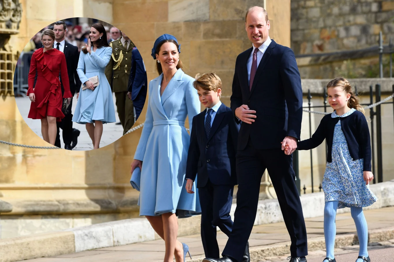 Księżna Kate dwa razy w tym samym płąszczu Księżna Kate dwa razy w tym samym płąszczu