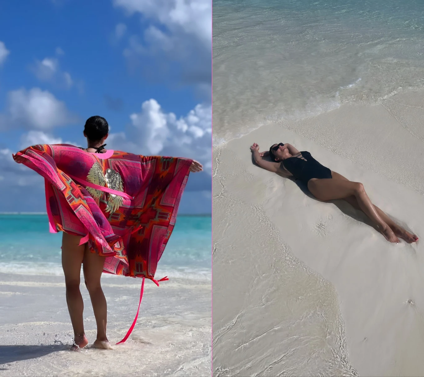 Cichopek odpoczywa na Malediwach