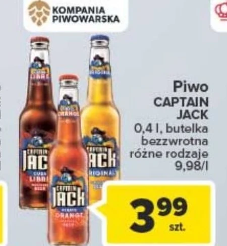 Captain Jack Pirate Orange Piwo smakowe 400 ml