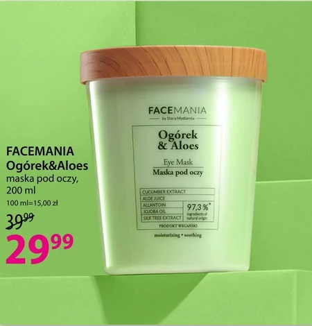 Maseczka do twarzy Facemania