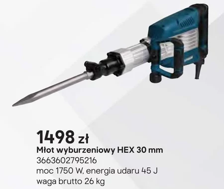 Młot wyburzeniowy Erbauer