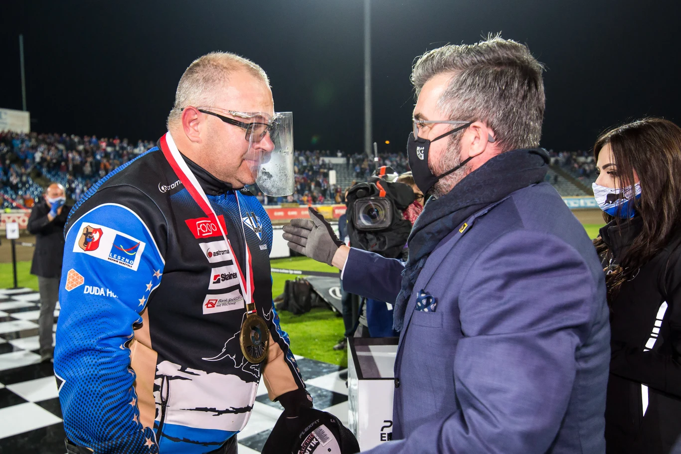 Piotr Baron i prezes PZM Michał Sikora Piotr Baron i prezes PZM Michał Sikora