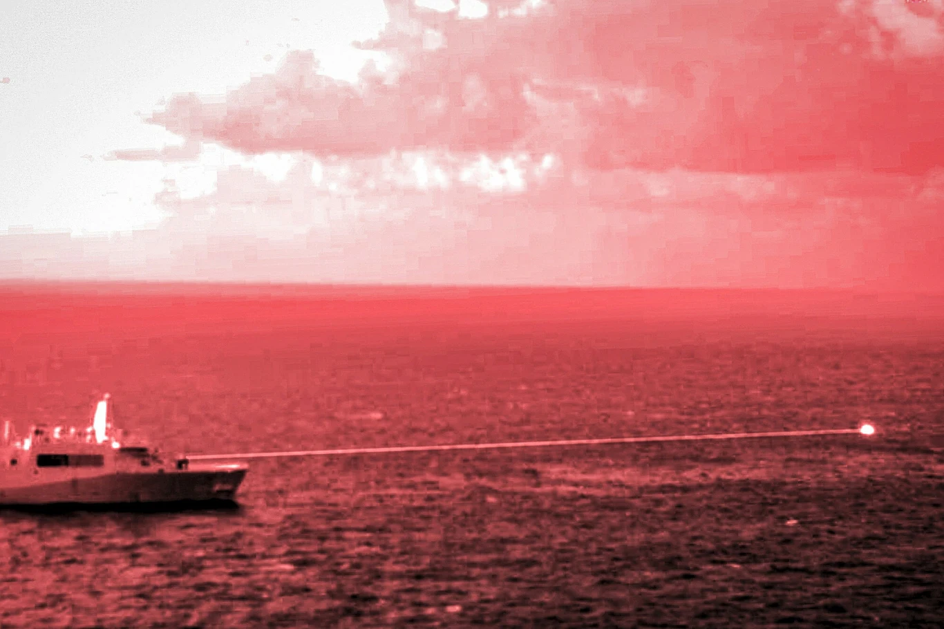 Amerykański test laserowego działa Layered Laser Defense (LLG) w grudniu 2021 roku